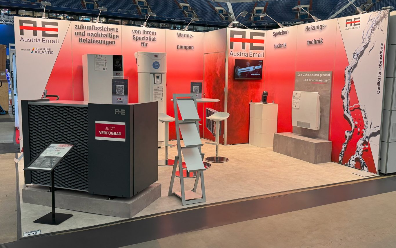 System Messestand Schalke Arena Gelsenkrichen System Messestand für regionale Branchen- und Fachmessen mit Fokus auf Produktpräsentation