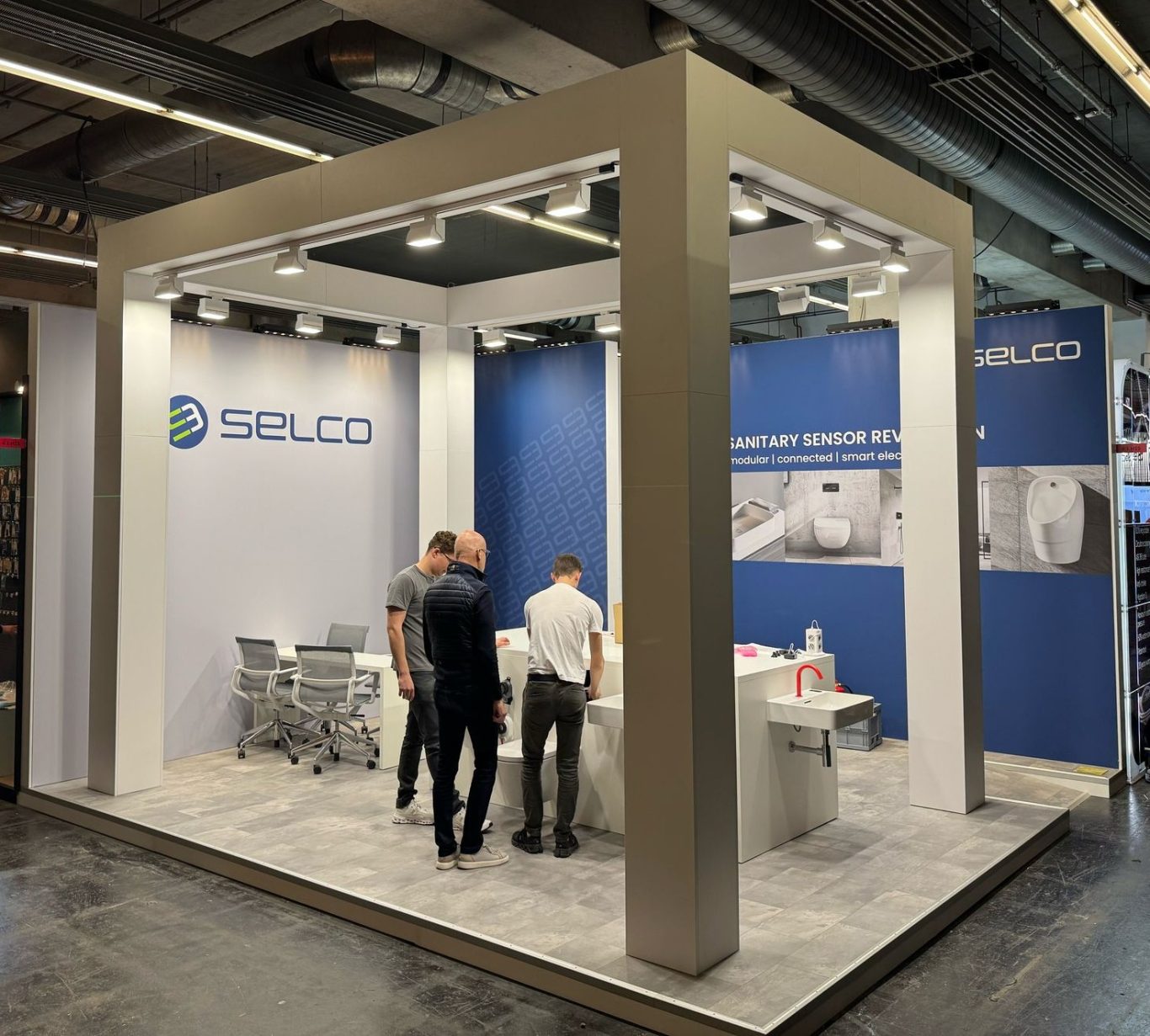 Messestand ISH25 Frankfurt Foto Messestand Mischbauweise