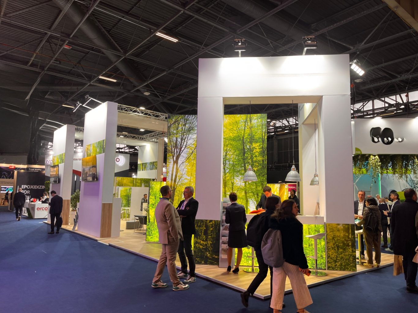 System Messebau nachhaltiger Systemmessestand auf der JECword 2024 in Paris Nord